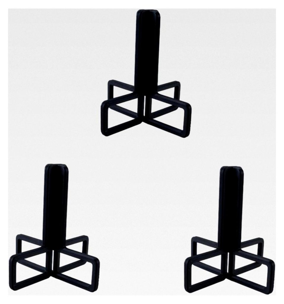3er-Set Flaschentrockenständer – Abtropfgestell mit Aussparungen und Tropfschale für Flaschen mit einem Halsdurchmesser von über 2,5 cm