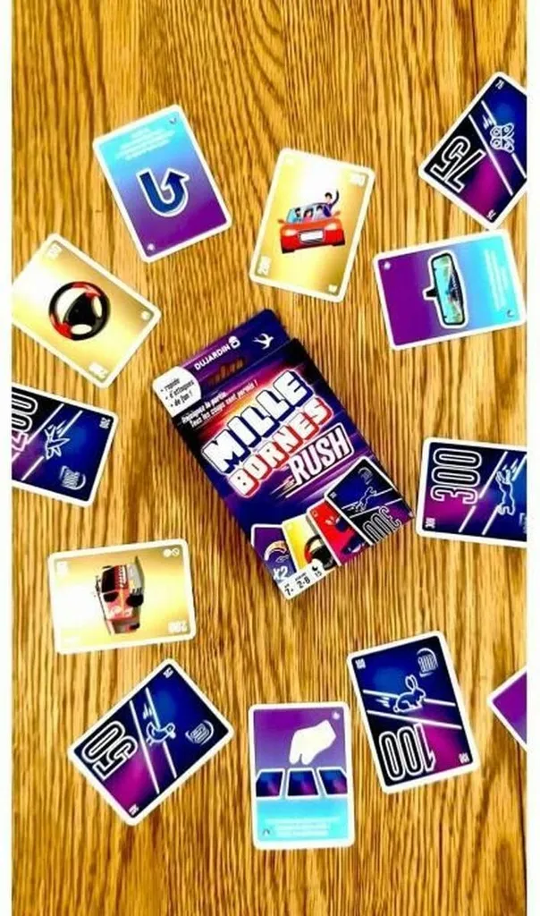 Jeu de société Dujardin Mille Bornes Rush : la course folle en famille - 4