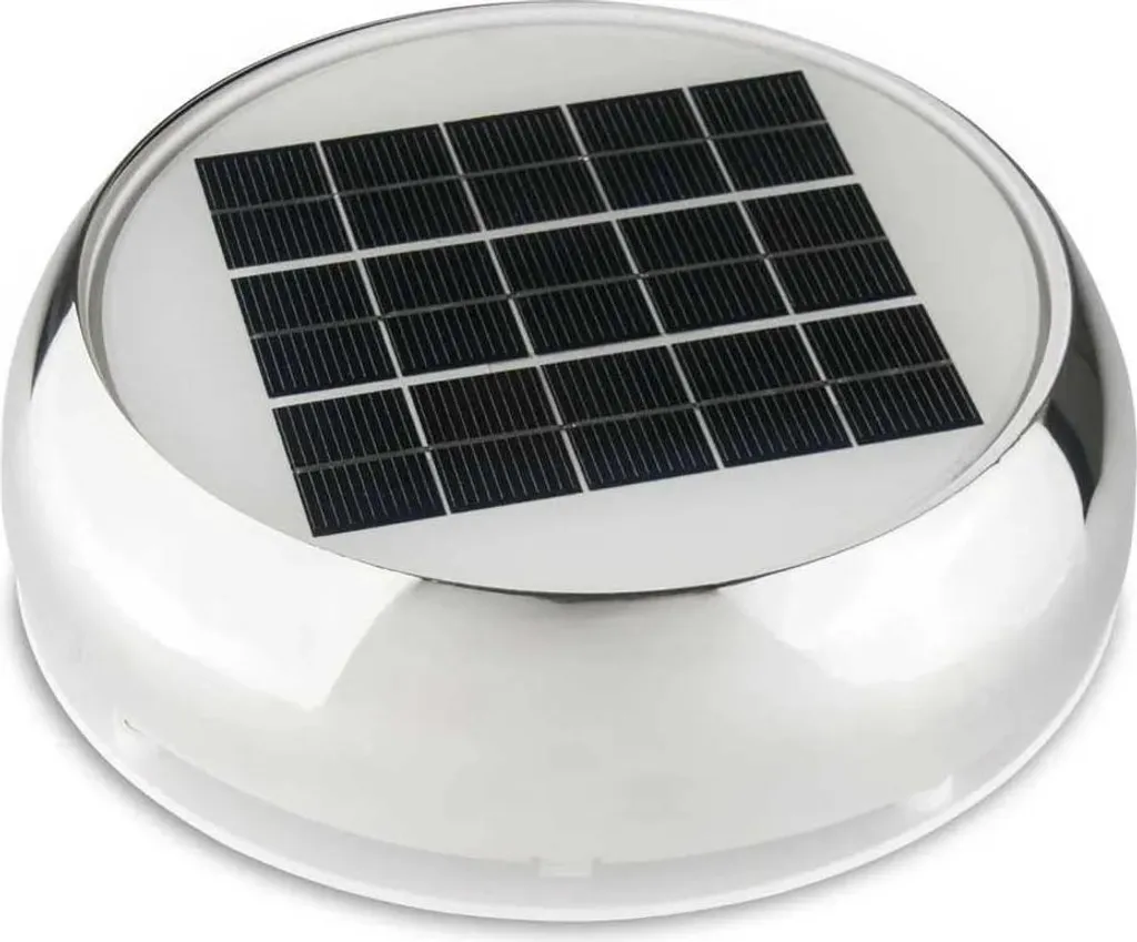 Ventilateur Solaire Marinco 4 pouces Inox Haute Résistance Marine