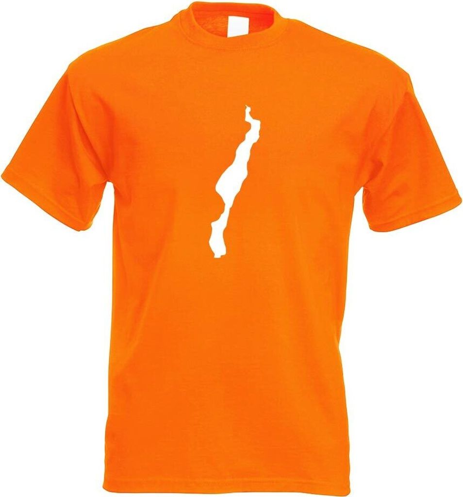 Kiwistar - T-Shirt - orange - Königssee - Deutschland - See Motiv Bedruckt Funshirt Design Print - mit Motiv Bedruckt - Funshirt Design - Sport - ...
