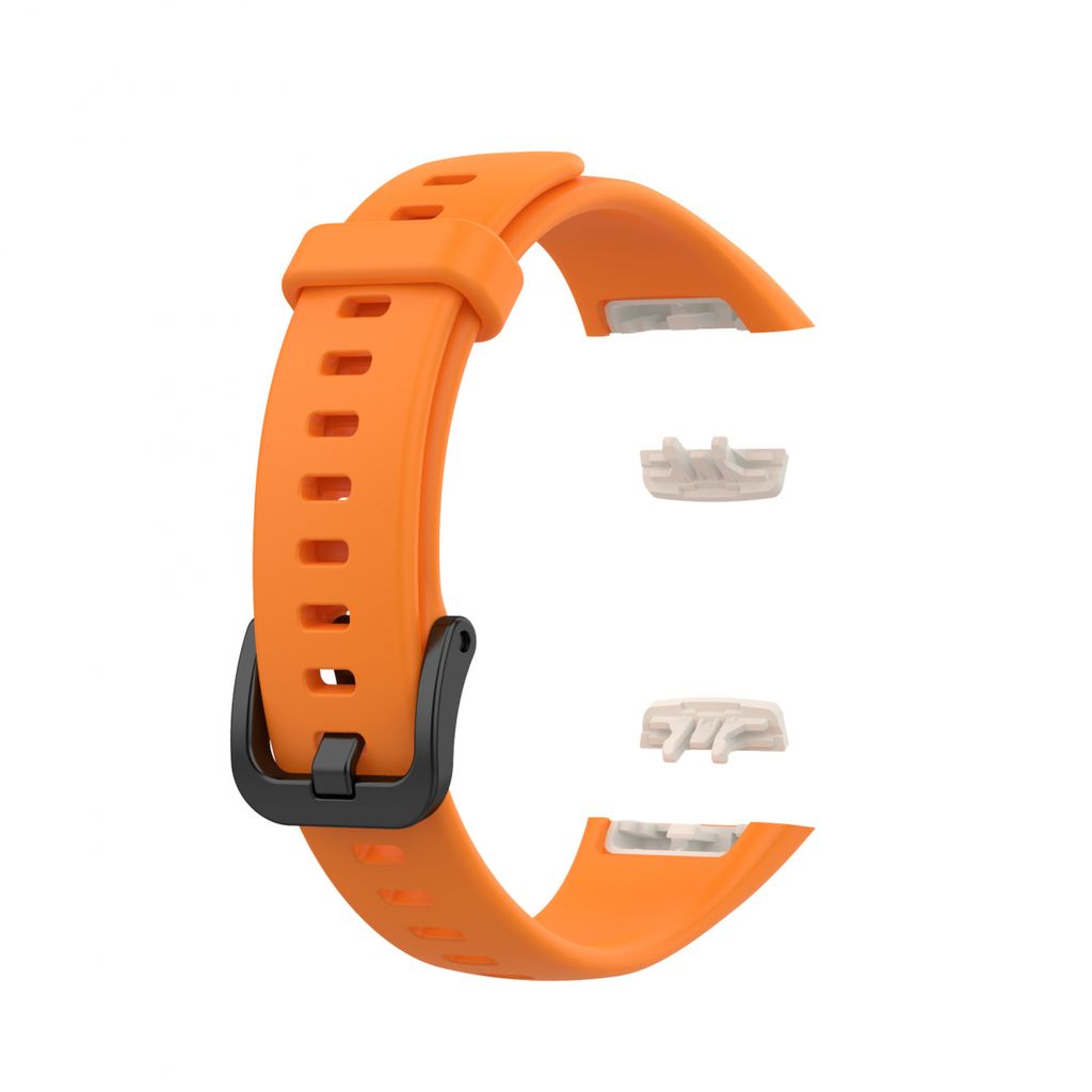 BStrap Silicone Armband für Honor Band 6 / Huawei Band 6, orange