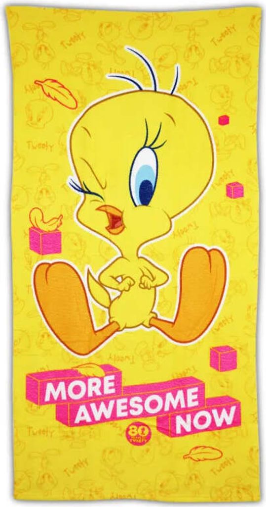 Looney Toons Tweety Mikrofaser Badetuch Strandtuch Produktbild 