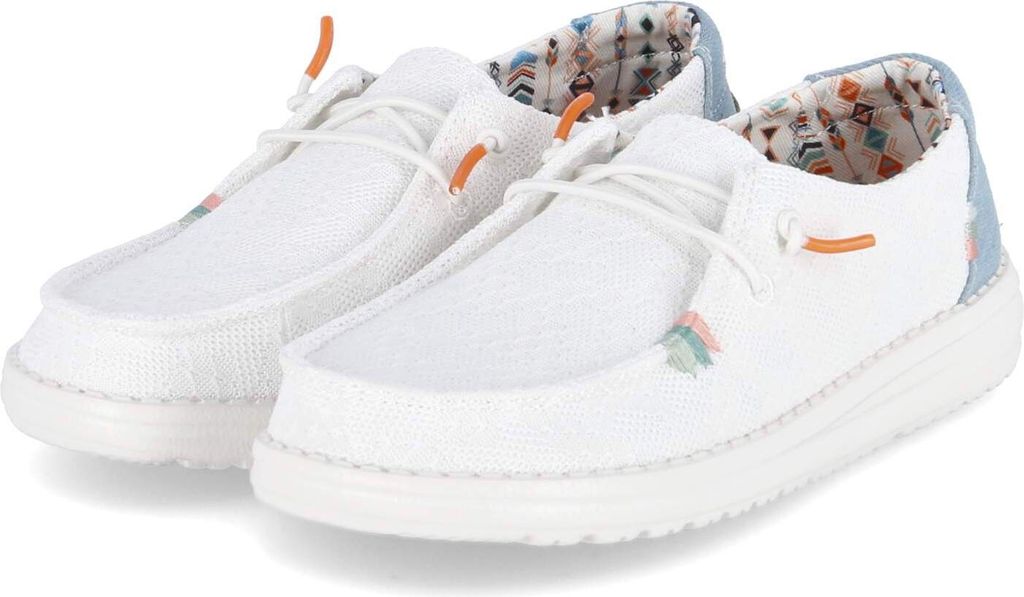Hey Dude mocassini da donna scarpe basse WENDY BOHO bianco Immagine del prodotto 