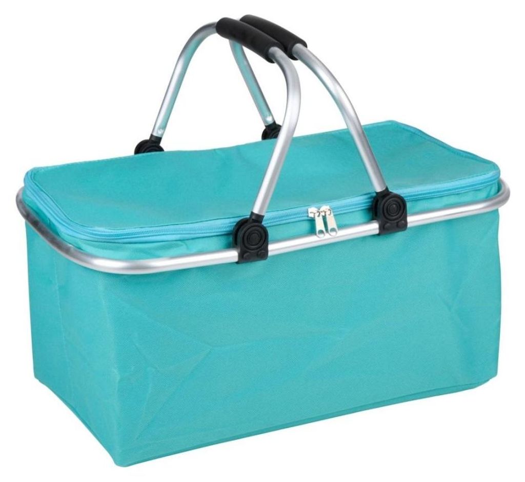 Chladiaca taška s uchom 48 x 28 x 24 cm, 25 l, svetlo modrá Obrázok produktu 