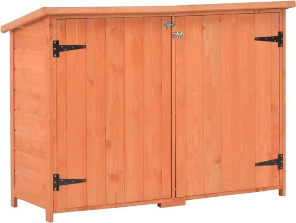 vidaXL Abri de jardin en bois massif - Cabanon de stockage extérieur