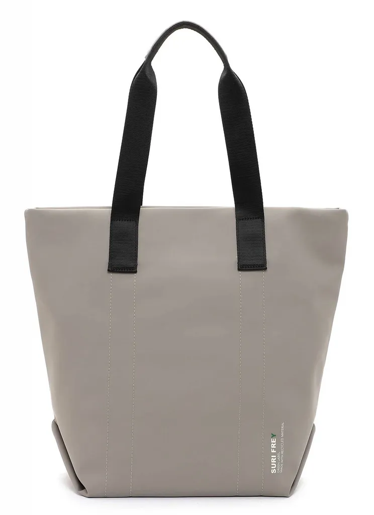 SURI FREY Jenny Shopper SURI Green Taupe Beige Grand Sac Cabas Femme