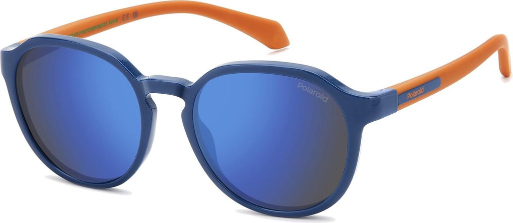 Polaroid Kinder PLD 8078/S Blue 47/16/130 JUNIOR Sonnenbrillen