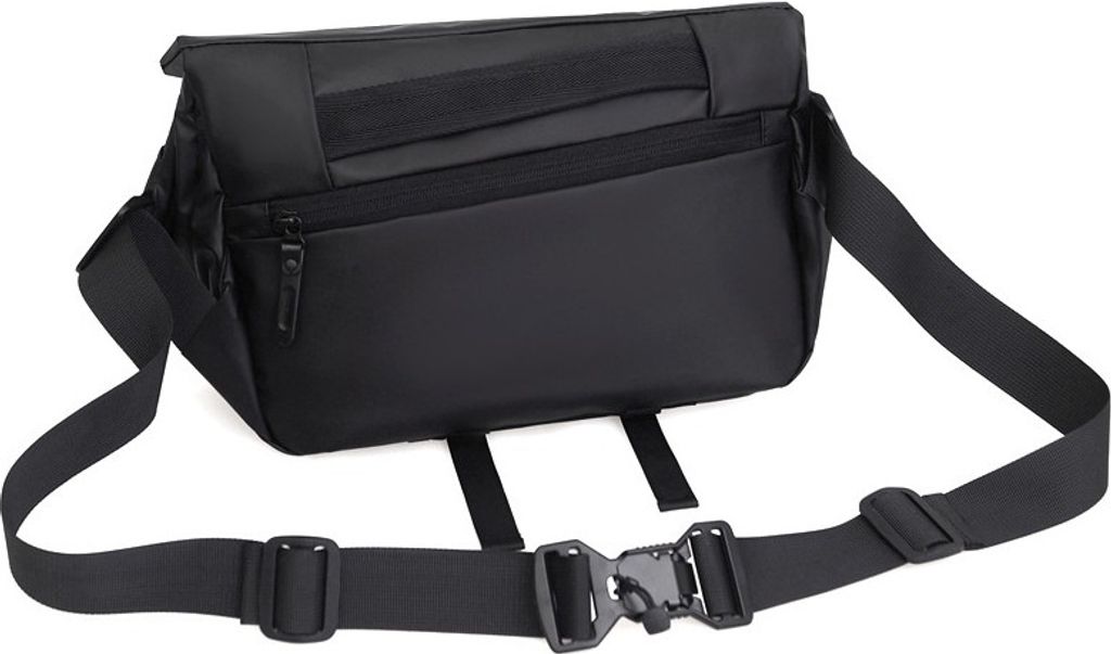 INF Magnetische Umhängetasche | Wasserdichte Crossbody-Brusttasche Schwarz