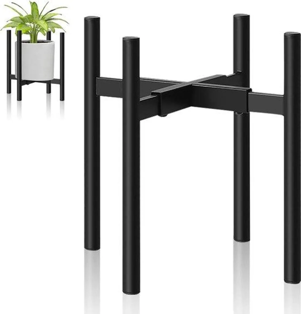 Supports à plantes réglables en métal pour éviter les traces au sol
