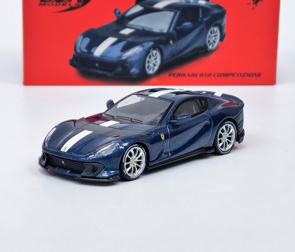 Ferrari 812 Competizione Blu Tour De France - BBR 1:64 Obrázok produktu 