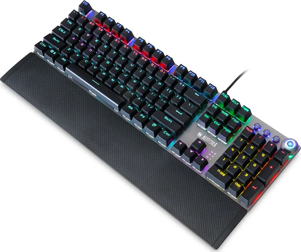 Clavier de bureau iBox Aurora K-3 USB argent pour le télétravail - 13
