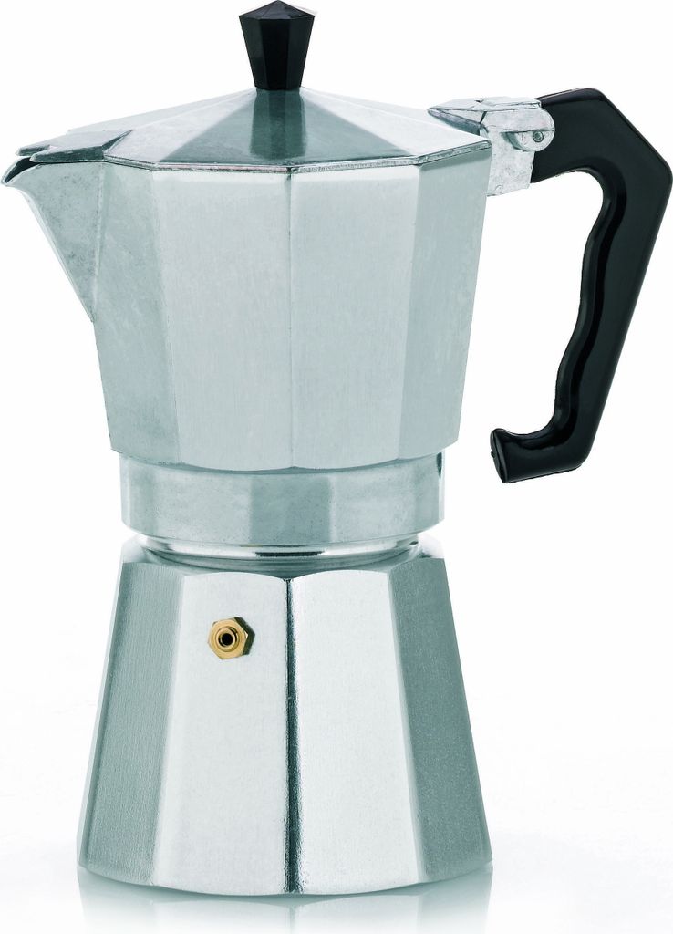 Kela Espressokanne Italia Aluminium 3 Tassen 13cm 8cmØ, 10590