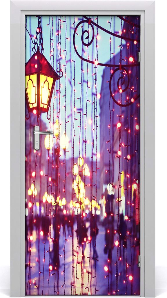 Tulup Türaufkleber 85x205 cm Dekorative Aufkleber Selbstklebend Wasserdichte Tapete Abnehmbar Schlafzimmer Wohnzimmer Wohnkultur - Leuchtet selbst...