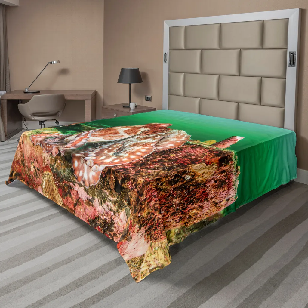 Grand Drap de Lit 275x260 cm Anti-Pli Doux pour Sommeil Paisible Vert