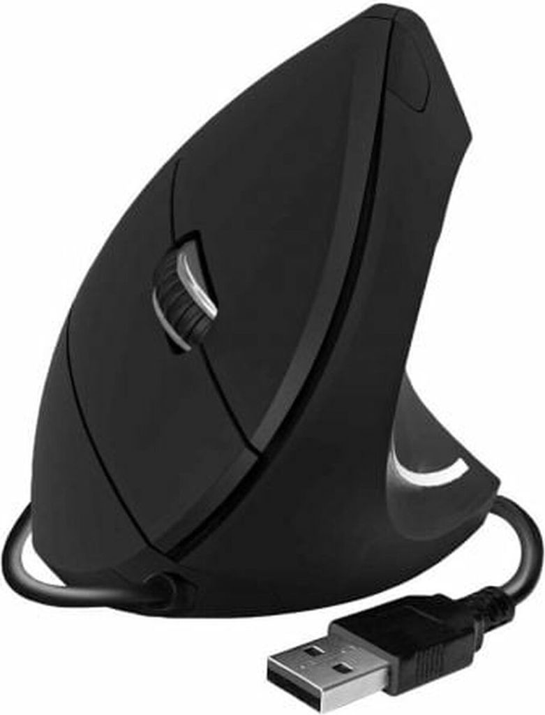 Ergonomische optische Maus Subblim SUBMO-EDGVU01 Schwarz (1 Stück)