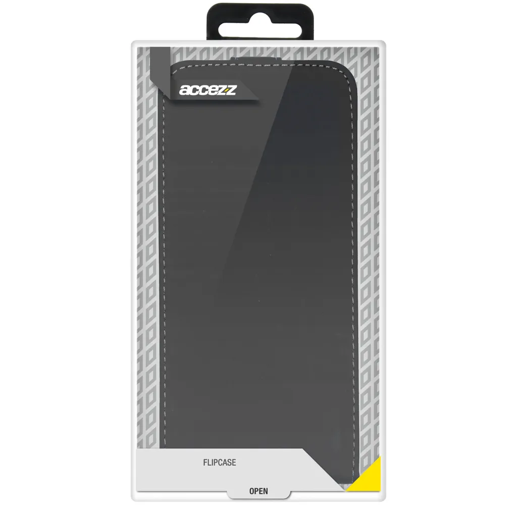 Accezz Flip Case Samsung Galaxy S24 Nero - Protezione in Vera Similpelle - 8