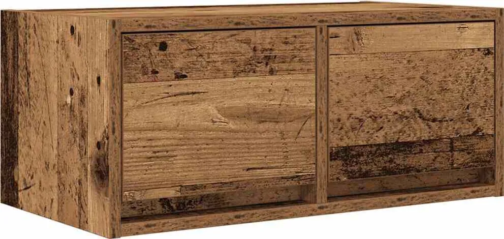 Mobile TV vidaXL 60x31x25,5 cm Effetto Legno Vecchio | Design Rustico