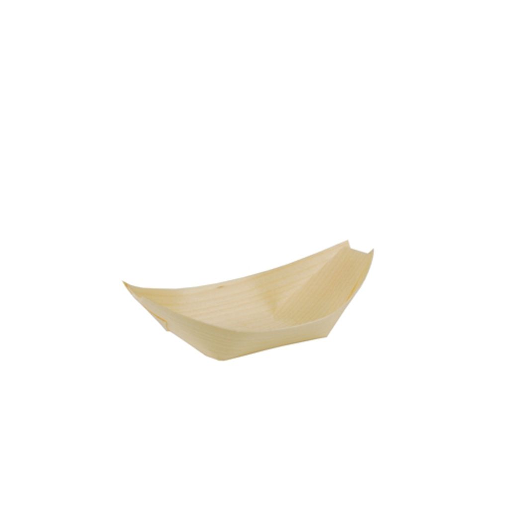 Fingerfood - Schalen, Holz "pure" 14 cm x 8,2 cm Produktbild 