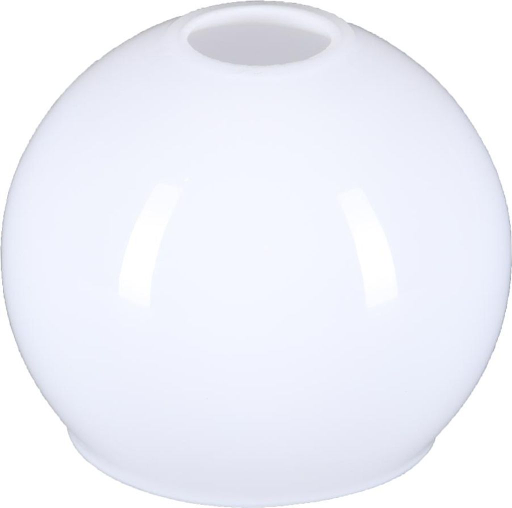 Kugelglas weiß glänzend Ø 90mm Lampenglas Ersatzglas Leuchtenglas Opalglas Kugel Glas