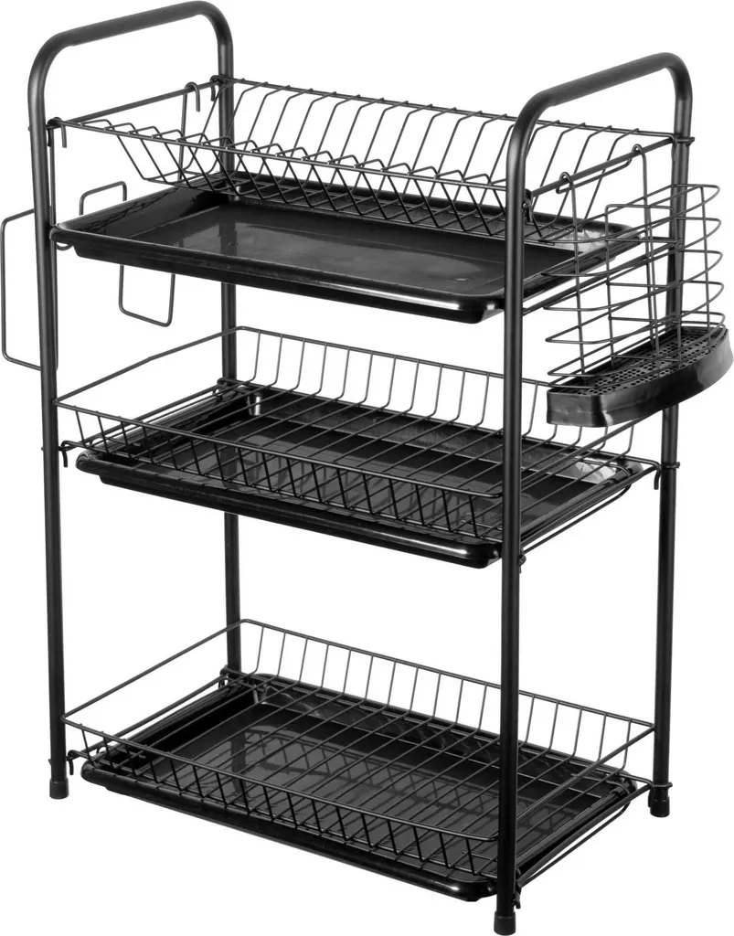 Scolapiatti 3 Livelli Brunbeste BB-3413 Acciaio Inox 48x24x52 cm