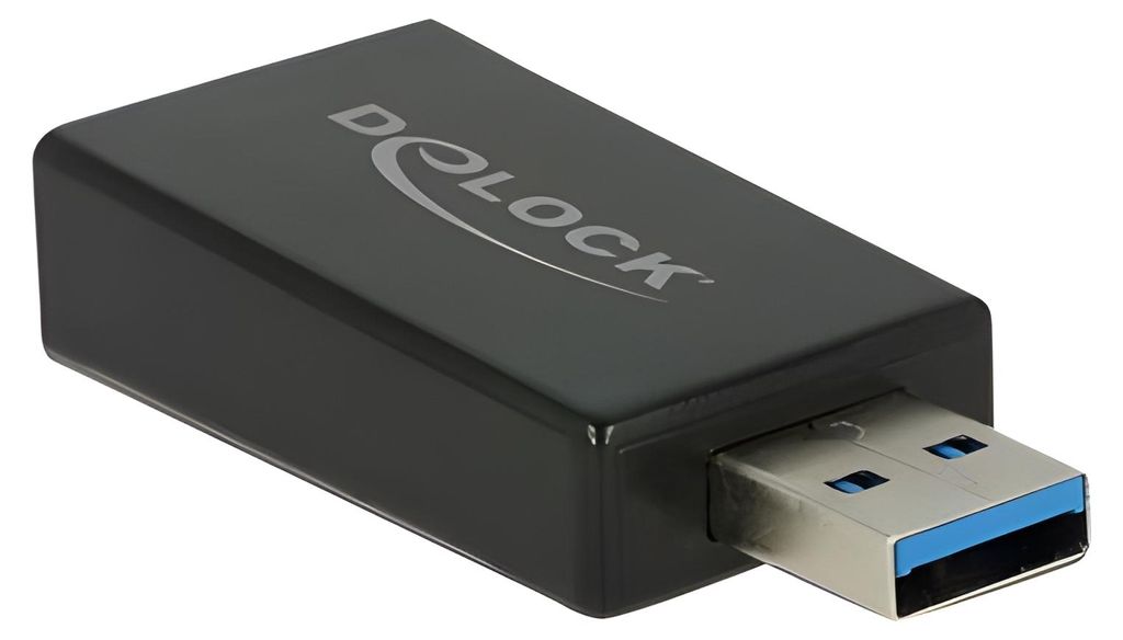DELOCK USB3.1 Adapter C -> A Bu/St schwarz Immagine del prodotto 