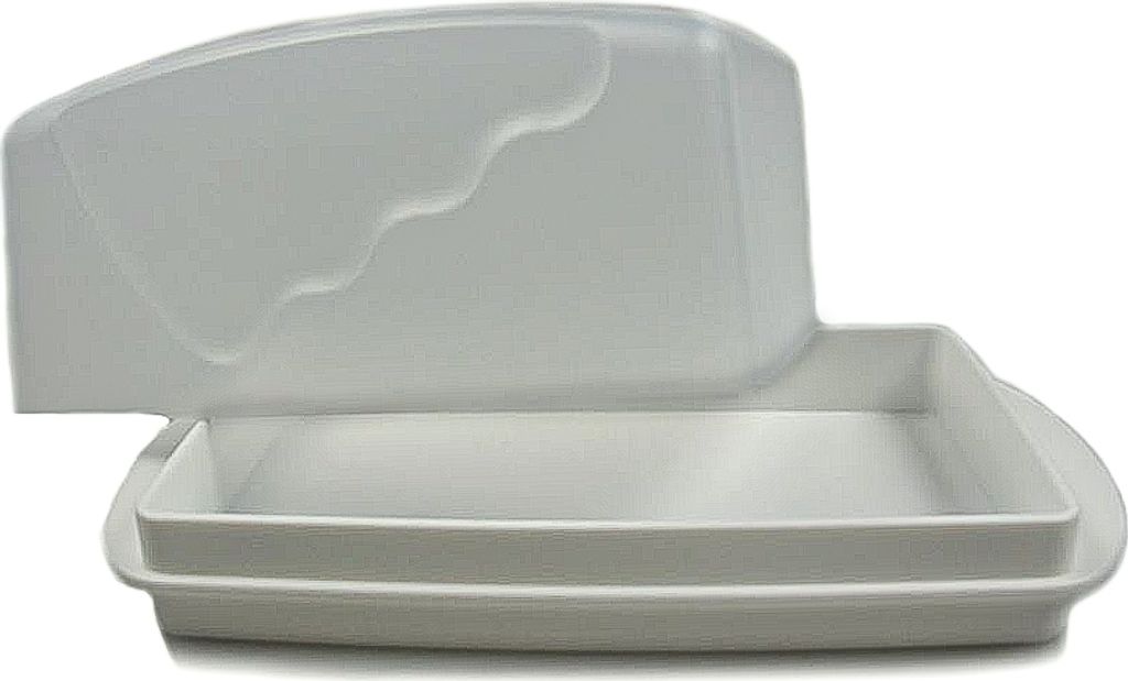 TUPPERWARE Junge Welle Butterdose weiß Butter Dose J10 Produktbild 