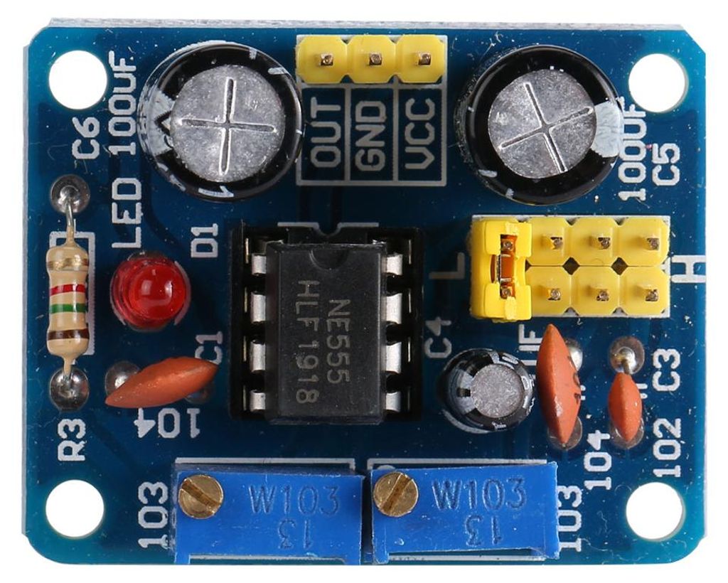 NE555 Pulsfrequenzgenerator Signalplatinenmodul mit einstellbarem Arbeitszyklus