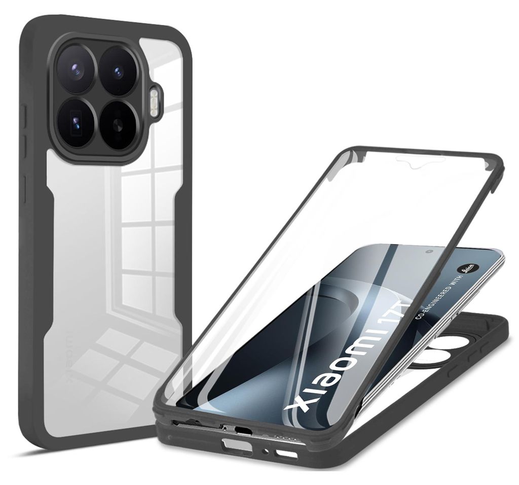 360° Grad Hülle für Xiaomi 17T Handyhülle mit Integriertem Produktbild 