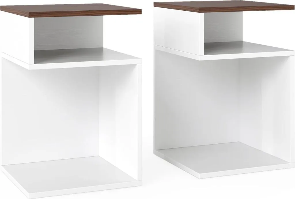 Petites tables de salon gain de place en S pour espaces réduits