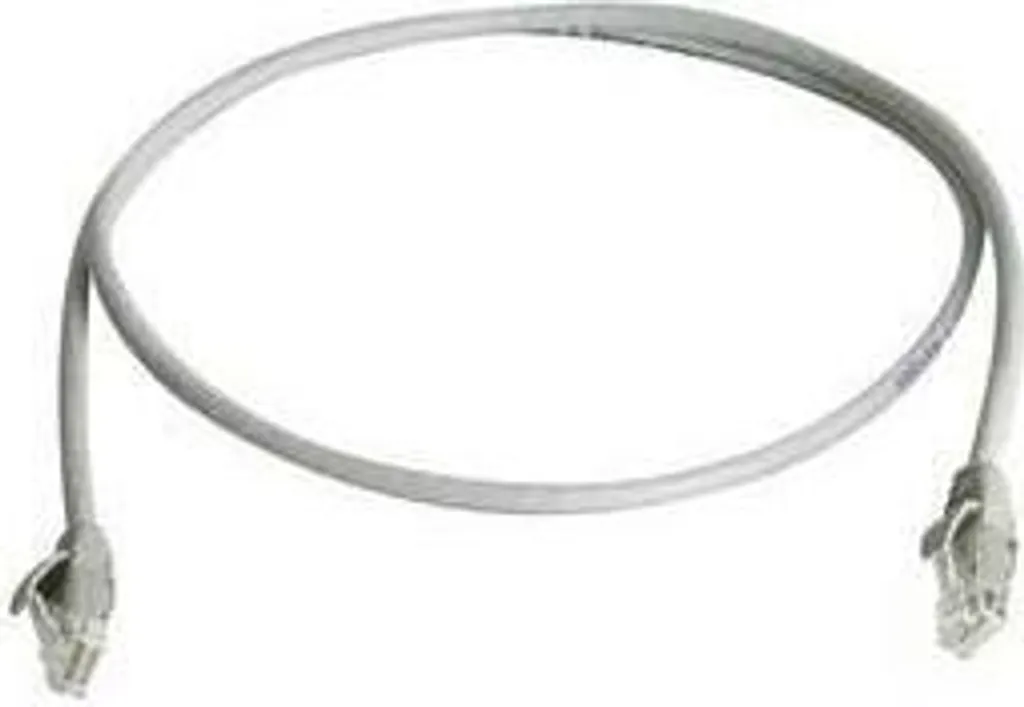 Câble Ethernet CAT 6 Sans Halogène 2m Telegärtner Gris Haute Résistance