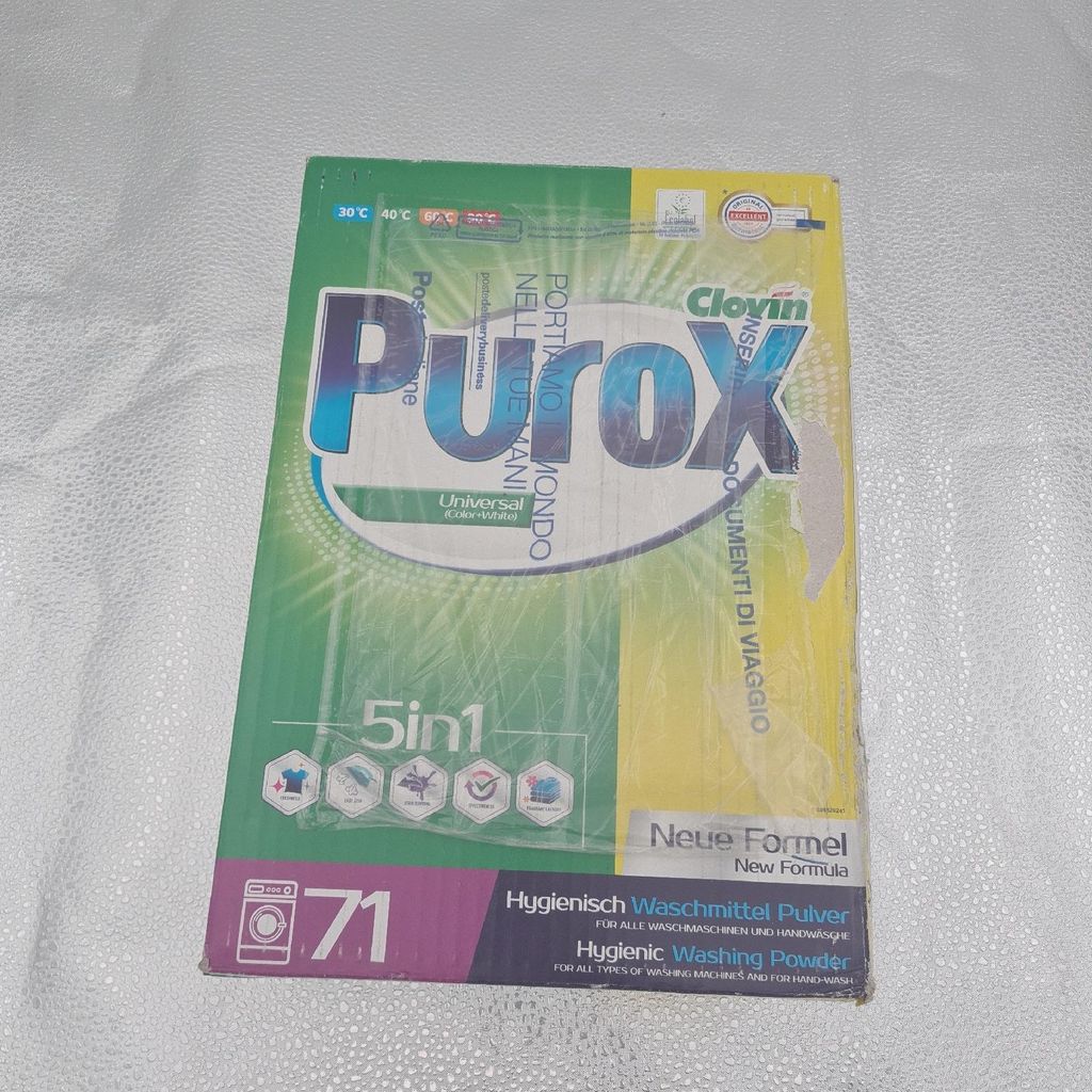 PUROX 71 WL Waschpulver im Karton Waschmittel 5 kg Laundry Household