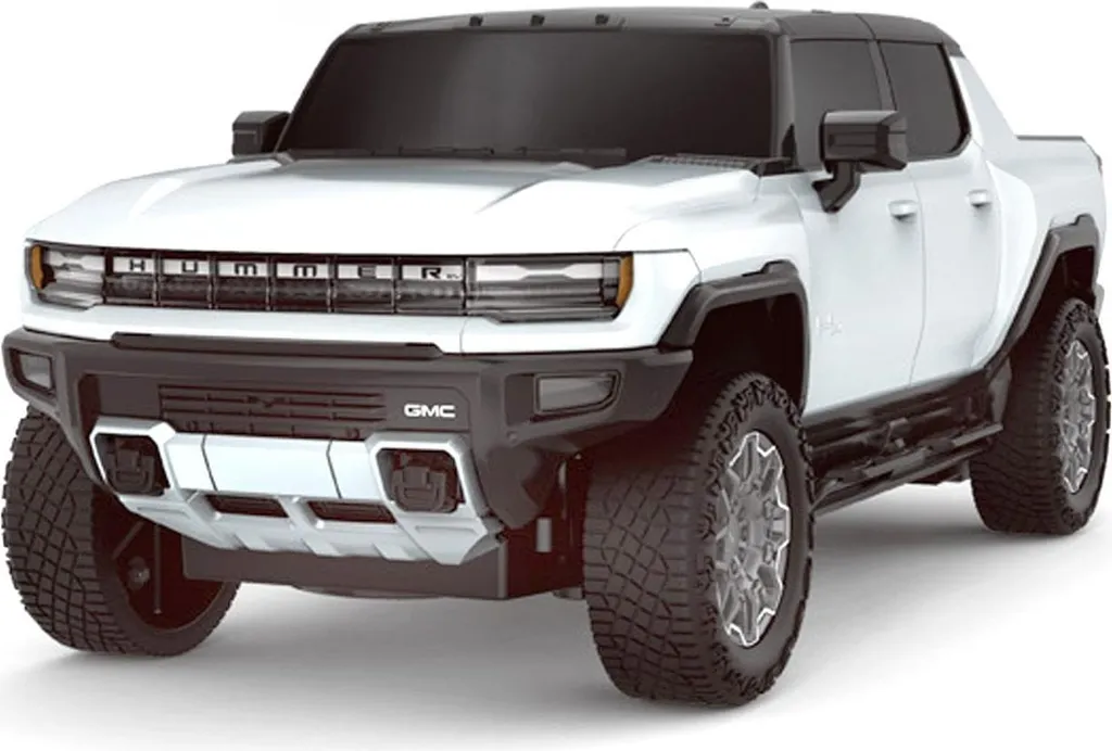 Hummer EV R/C 1:26 Rastar Blanche avec Portée Longue et Design Fidèle
