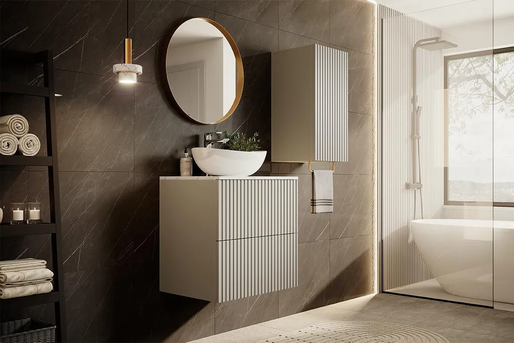 Nicole Appendiabiti da bagno 27 cm – Portasciugamani in metallo | Colore: oro