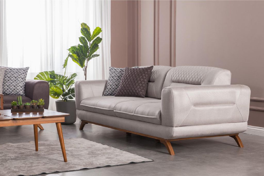 Sofagarnitur zwei dreisitzige Sofas und zwei Sessel für das Wohnzimmer