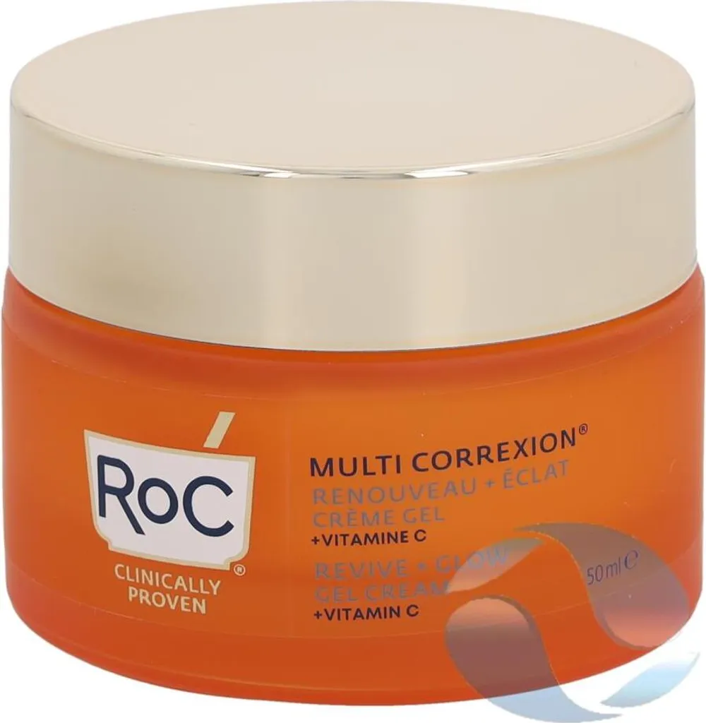 RoC Revive + Glow Crema Viso Gel Vitamina C - Addio Pelle Spenta 50ml - 3