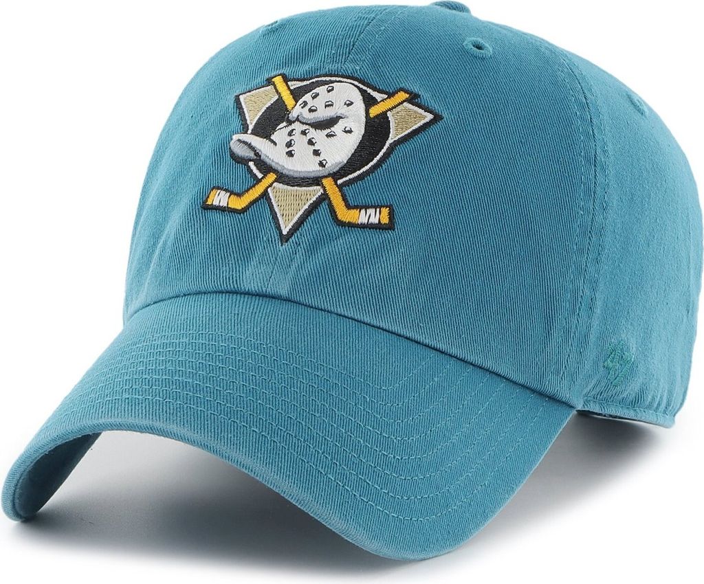 47 Brand Adjustable Cap - CLEAN UP Anaheim Ducks teal