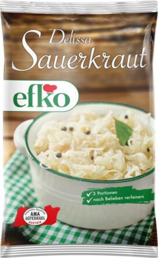 efko Sauerkraut Delissa 500g Produktbild 