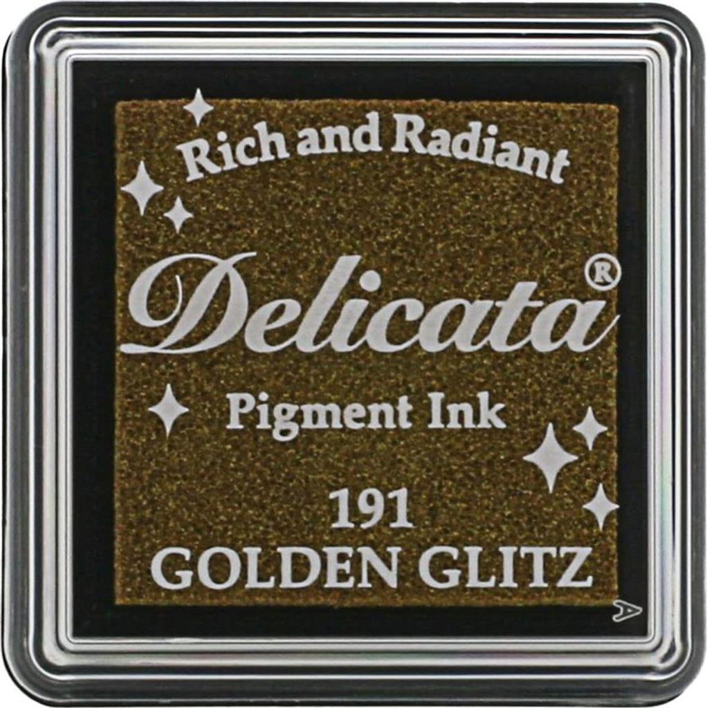 Tsukineko | Delicata encre pigmentaire petit Golden glitz Image du produit 