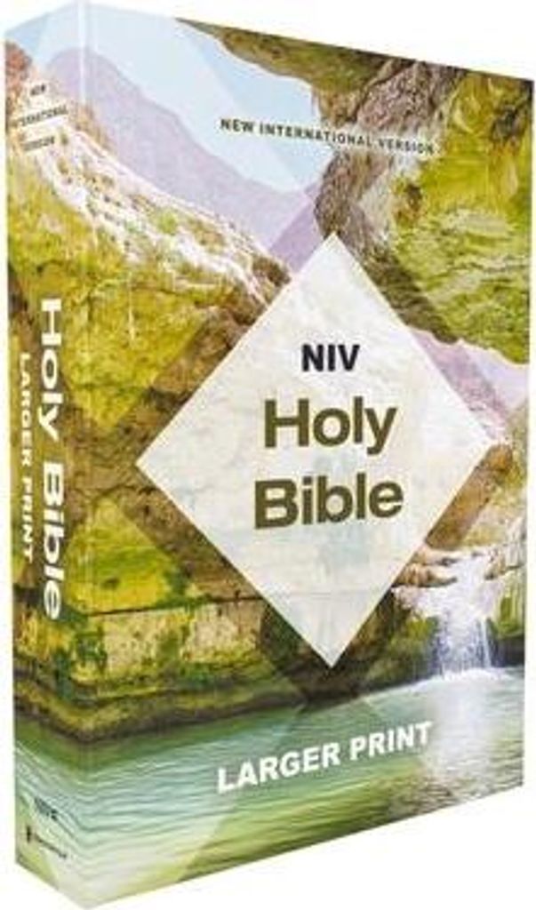 Niv, Holy Bible, Larger Print, Economy Edition, Paperback, Teal/Tan, Comfort Print