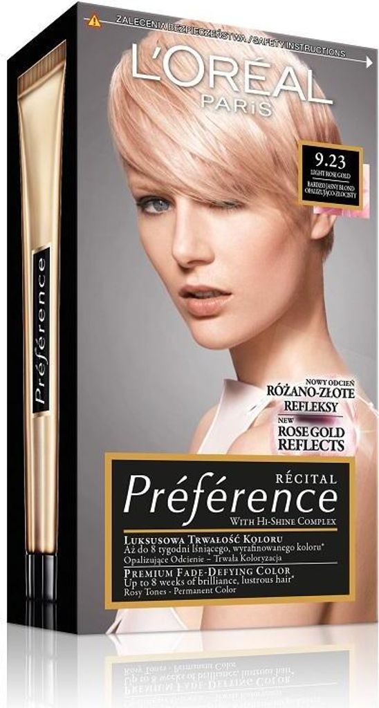 Loreal Paint Recital Preference 9.23 Very Light Blonde Produktbild 1