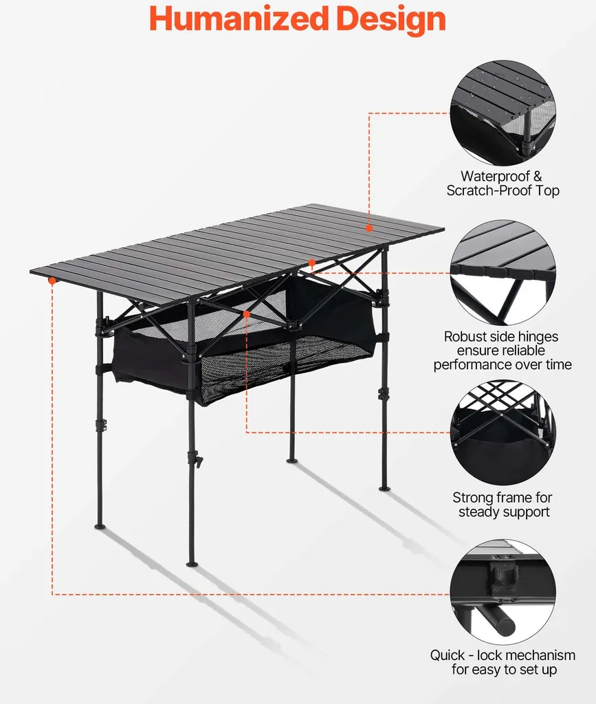 Table pliable compacte 120 cm : finis les problèmes d'encombrement