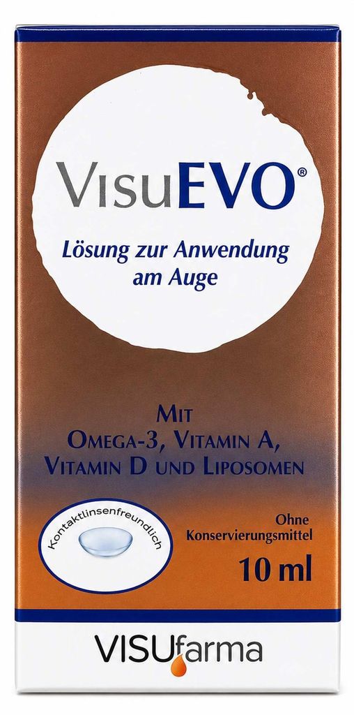 Gotas oftálmicas VisuEvo para ojos secos, solución de 10 ml Imagen del producto 