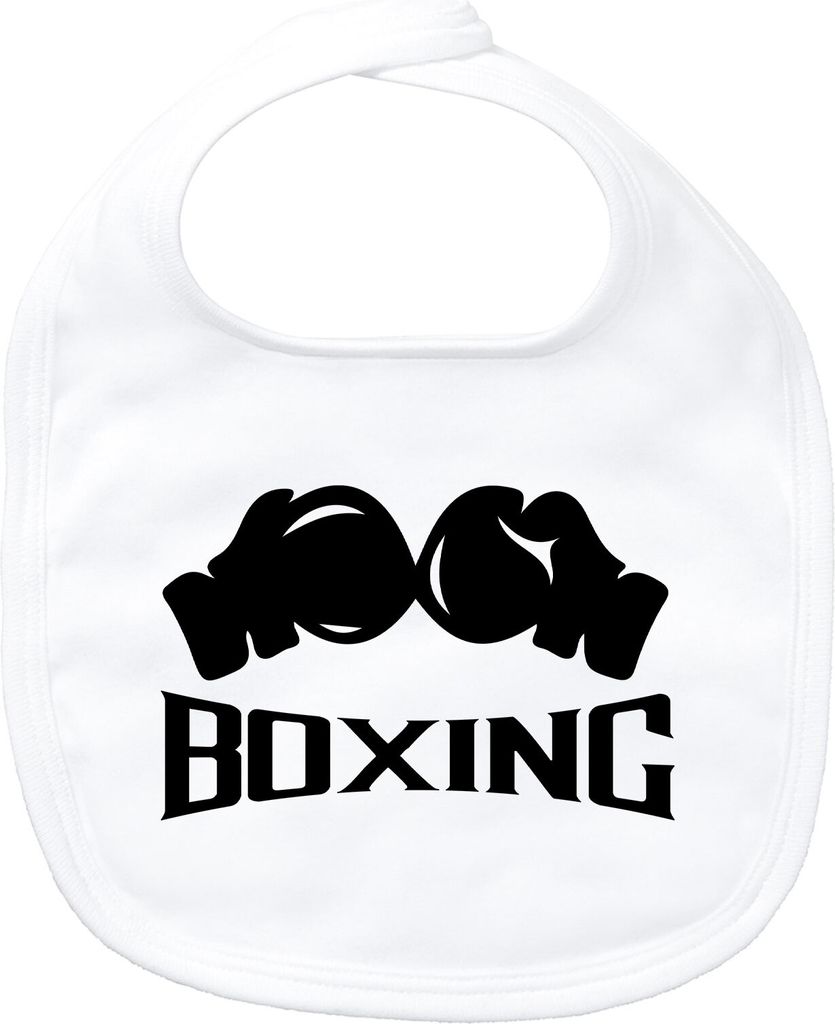Huuraa Baby Lätzchen Boxing Boxhandschuhe Geschenk White Baumwolle Boxing Präsent