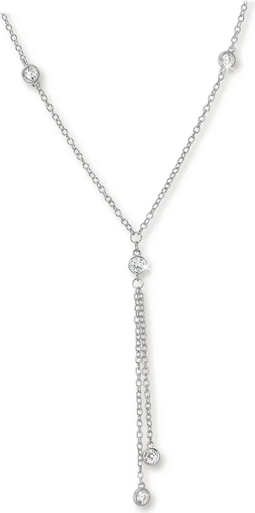Collier argent femme 49cm chaîne idéale pour soirée et tenue quotidienne