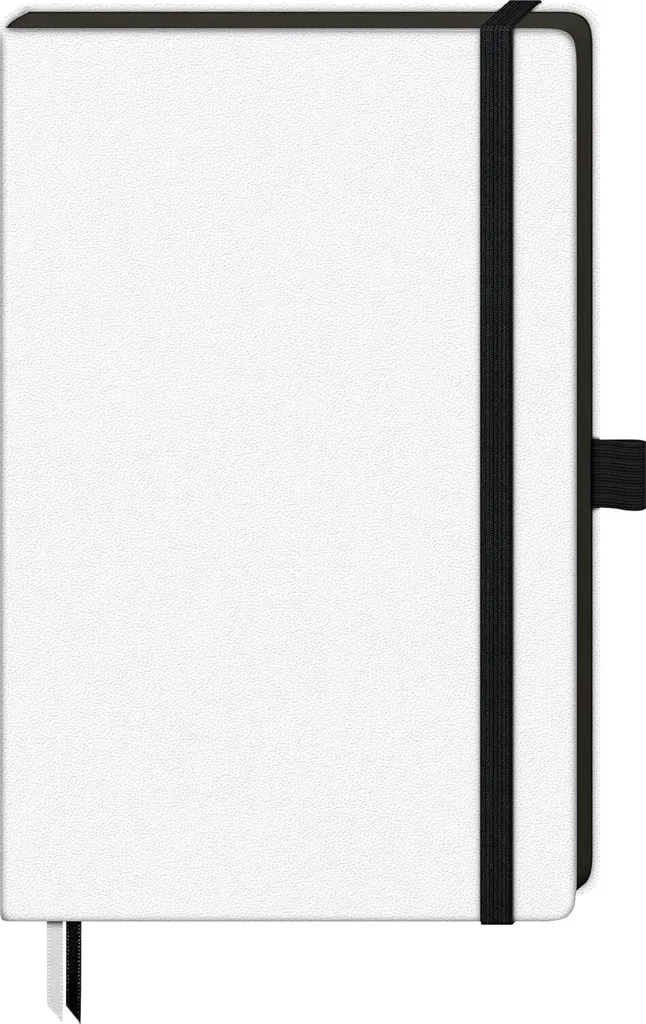BRUNNEN 105592605 Carnet de Notes Kompagnon White 12,5 x 19,5 cm Blanc