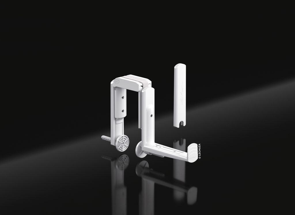 LECHUZA-Zubehr Balkonkastenhalter WALL wei | 4,5 x 31 x