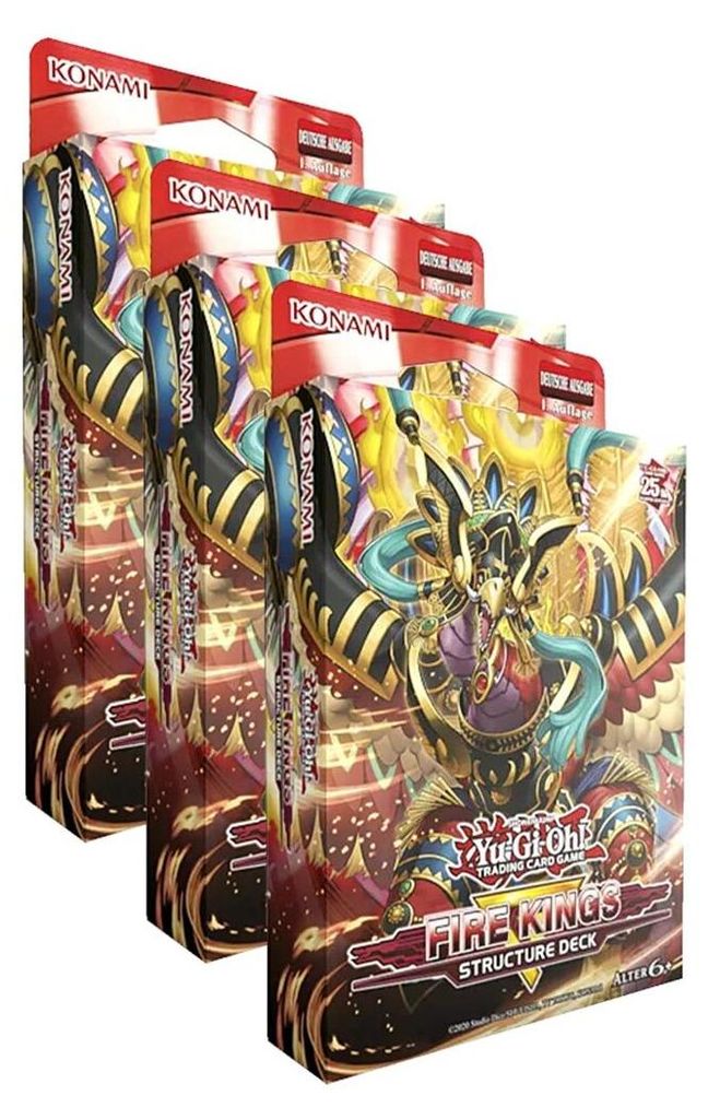 Yu-Gi-Oh! Revamped: Fire Kings - 3 Decks - Deutsch