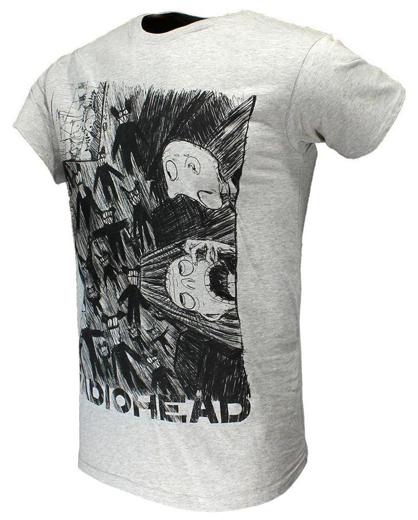 Radiohead Idioteque Scribble T-Shirt – Offizielles Merch - L