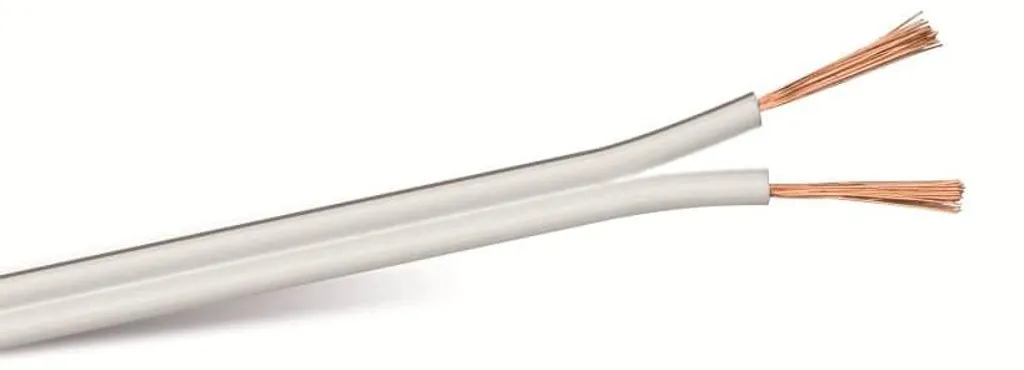 Câble d'enceinte blanc 50m pour installation audio discrète HDSupply