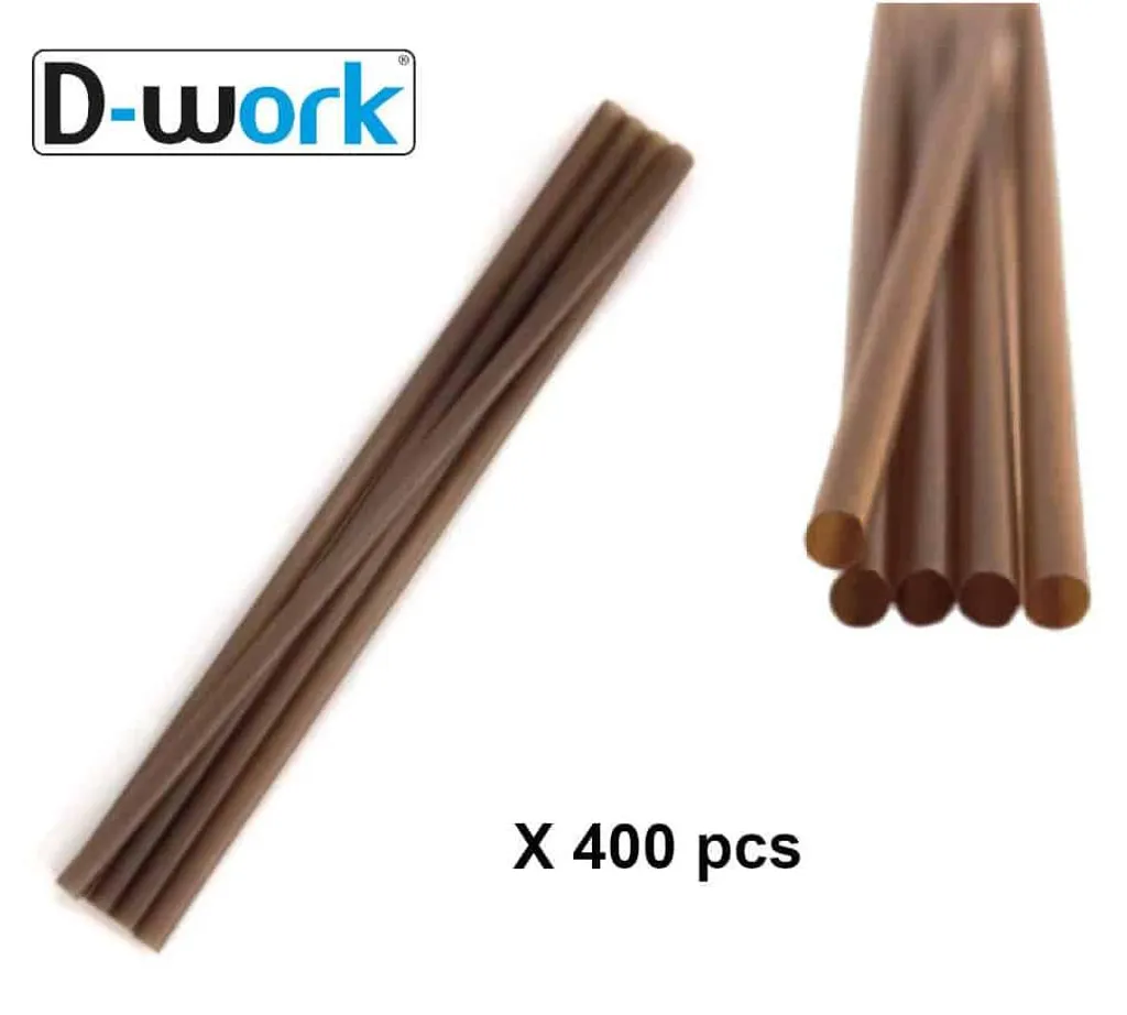 Paille en Marc de Café 21 cm - 100% Biosourcée et Rigide - Boîte de 400 - 2